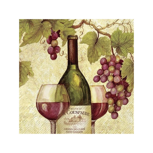 Salvrätikud Red Wine 33x33cm